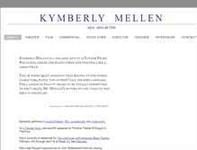 Tablet Screenshot of kymberlymellen.com